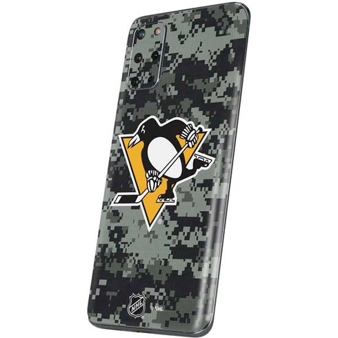 NHL Pittsburgh Penguins Camo Galaxy S20 Plus Skin